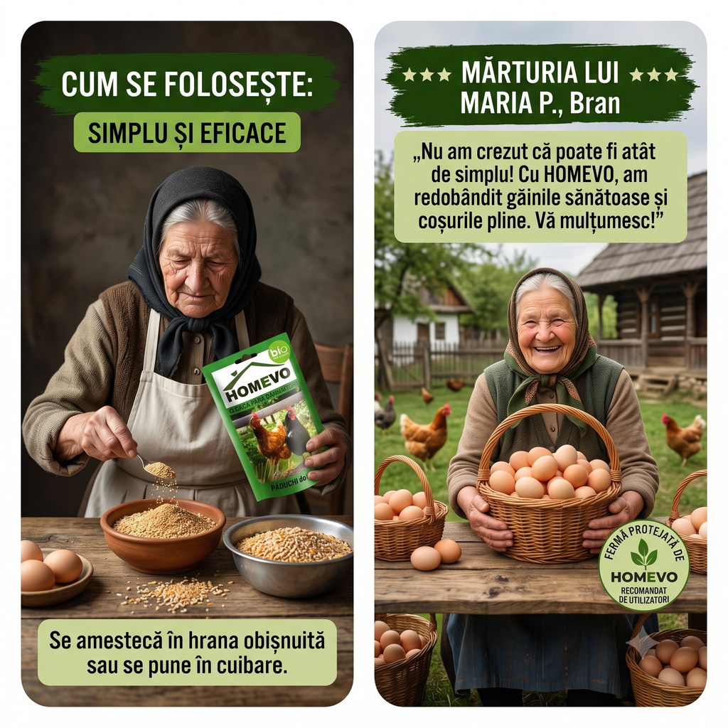 Tratament BIO împotriva păduchilor de găină