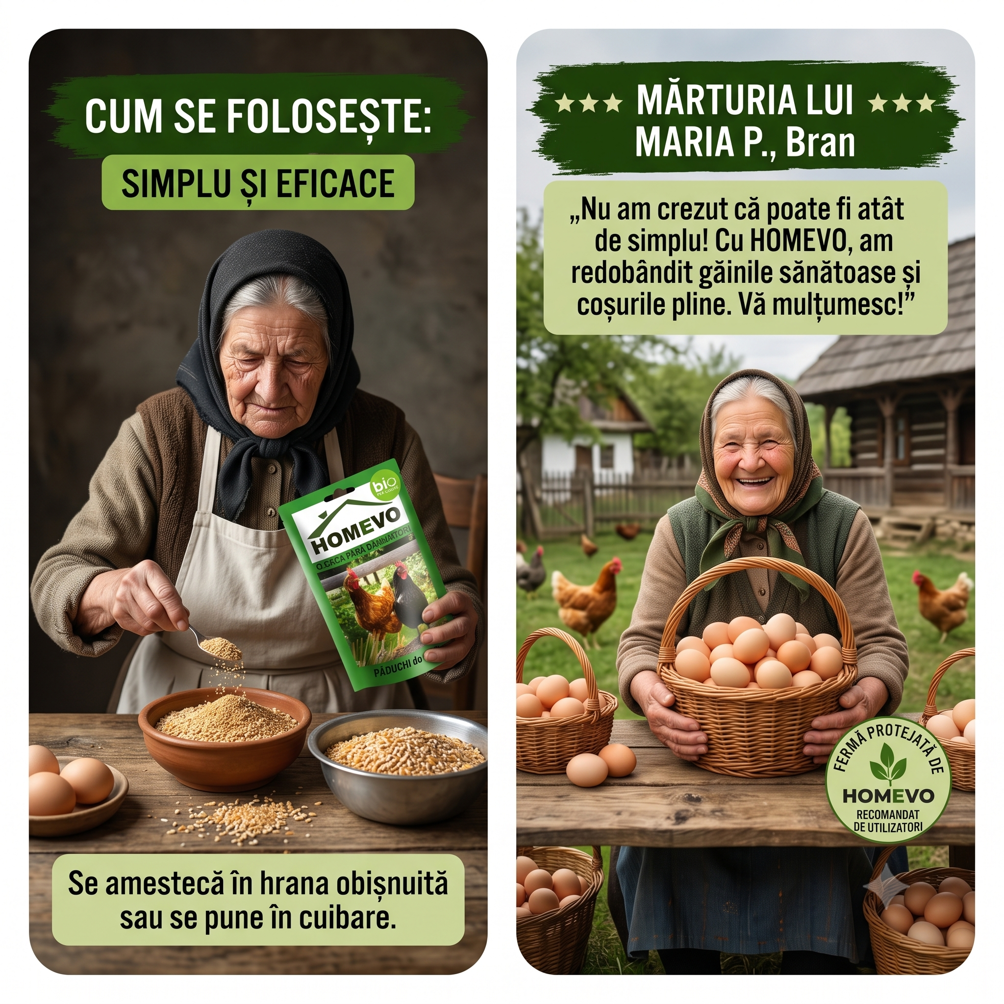 Tratament BIO împotriva păduchilor de găină