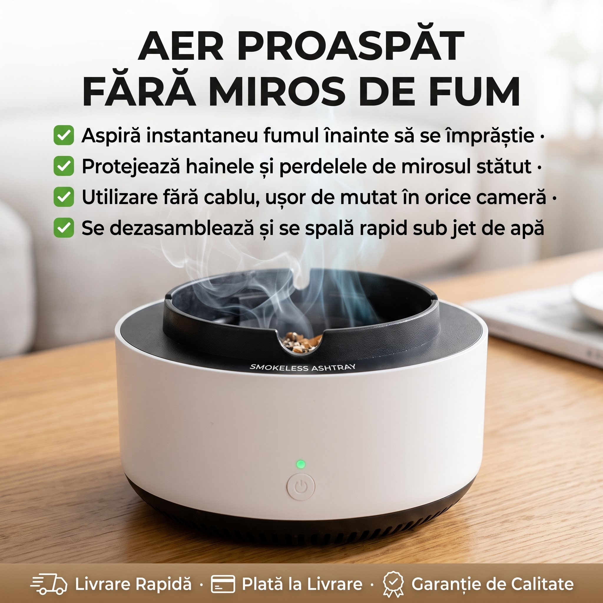 Scrumieră Electrică Smart PureAir